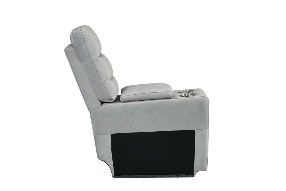 Capello Console Silver Grey Fabric