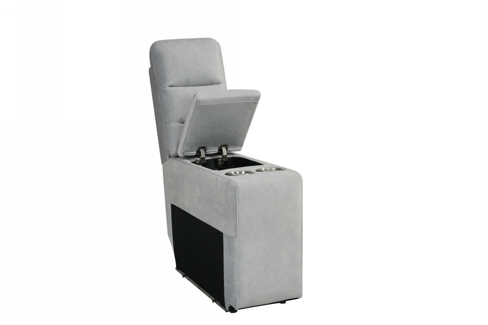 Capello Console Silver Grey Fabric
