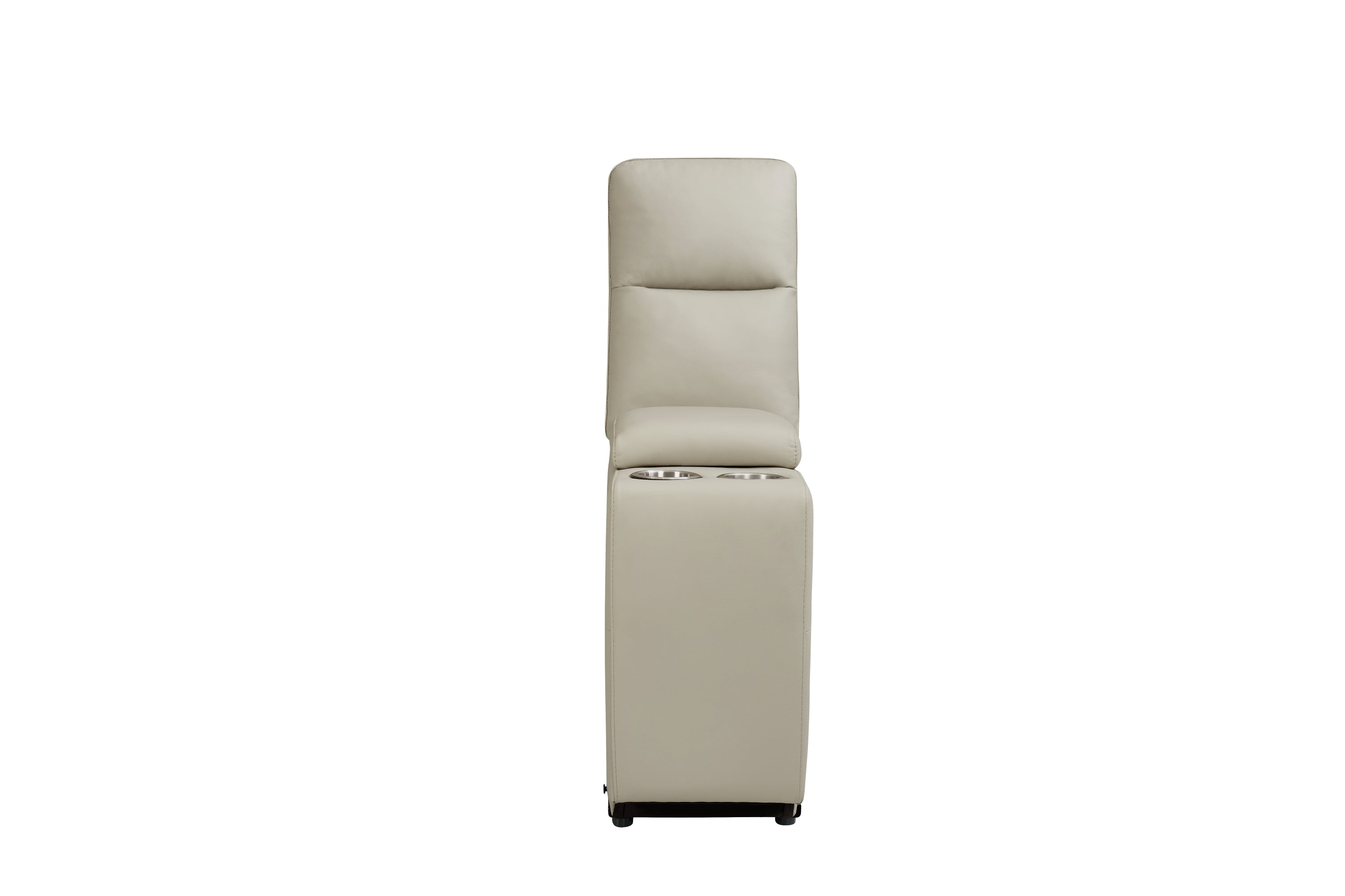 Jesse Console Light Grey Leather