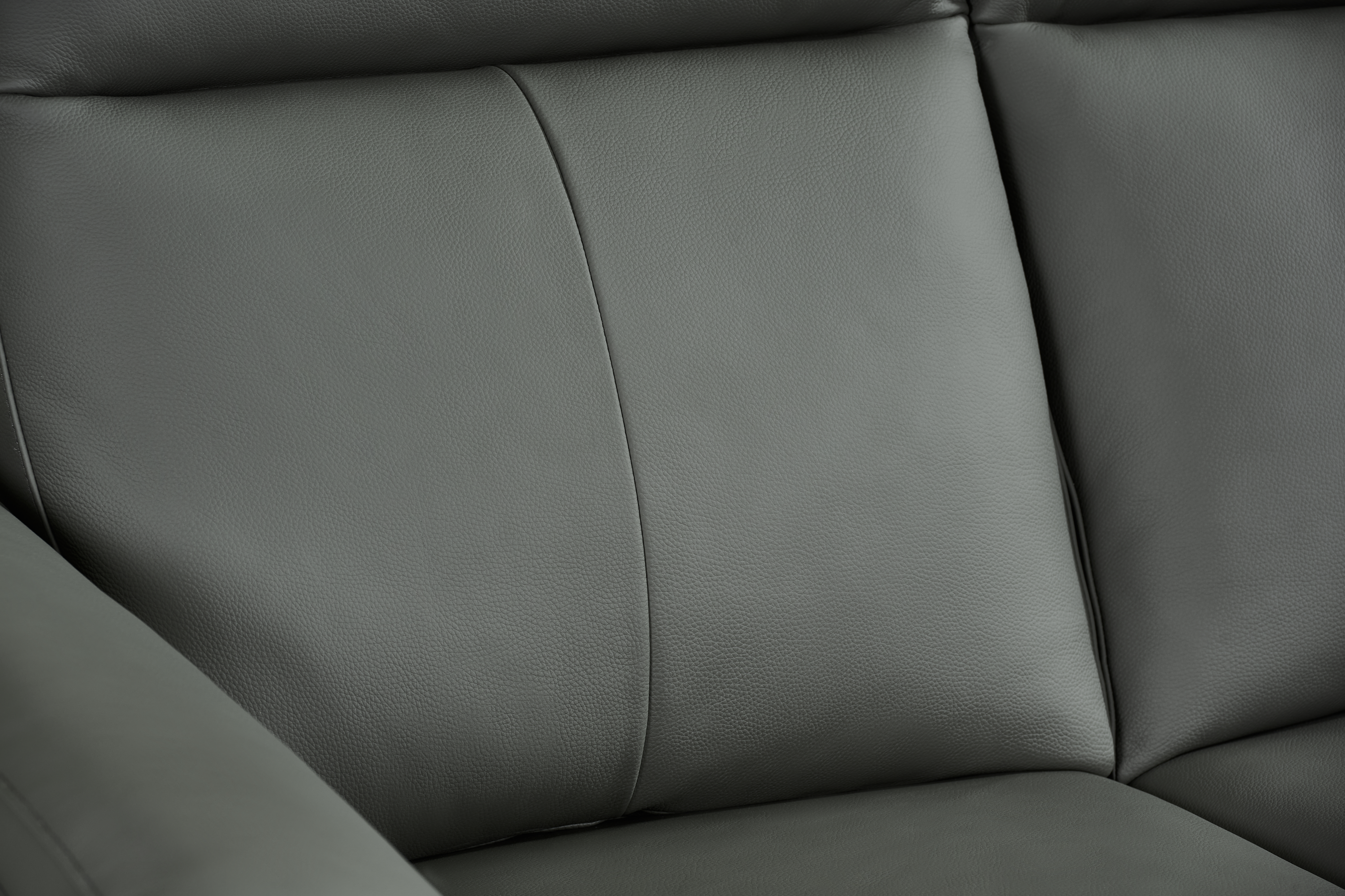 Mezanno 3 Seat Dark Grey Leather Electric Recliner