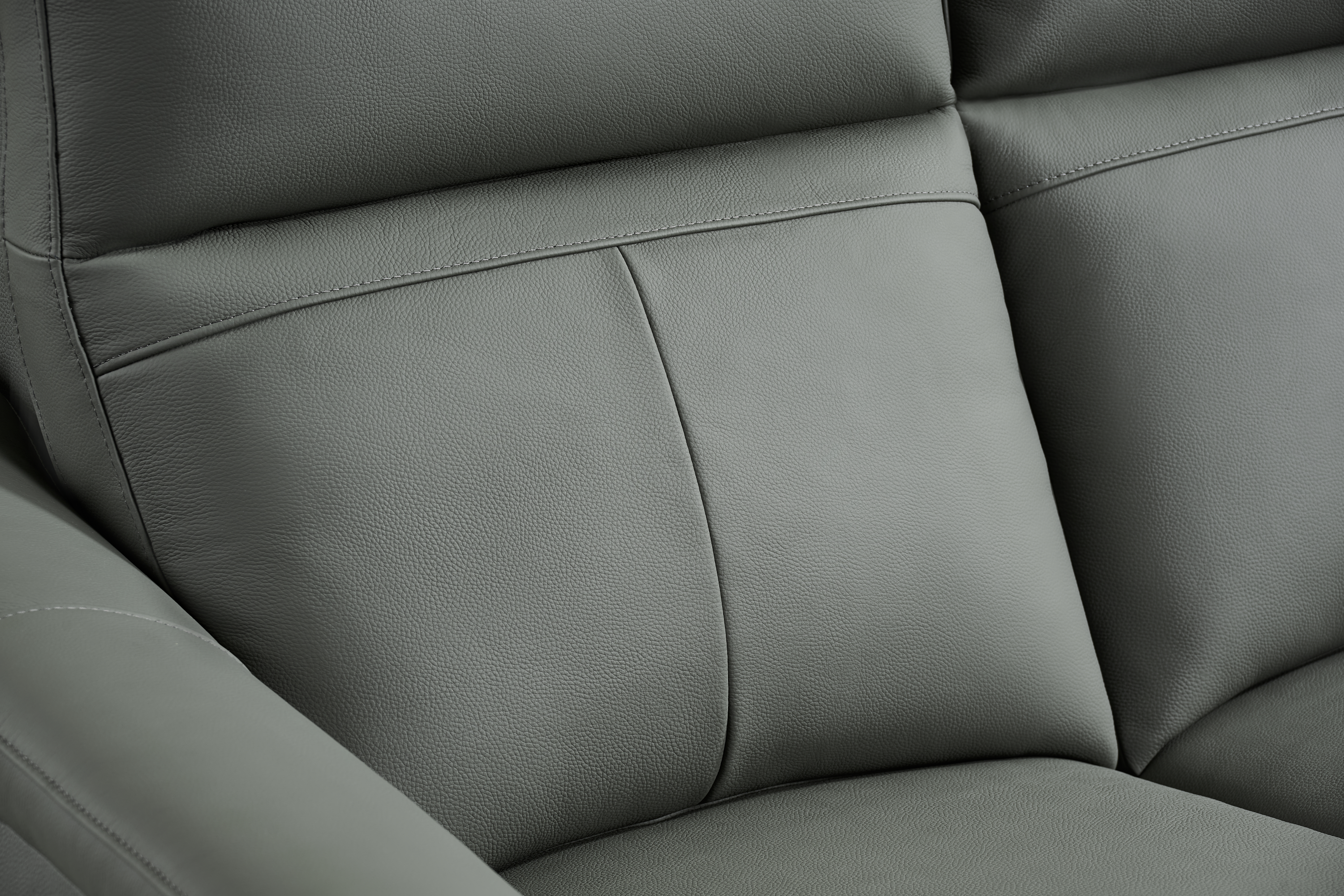 Riccardo 2 Seat Dark Grey Leather Electric Recliner