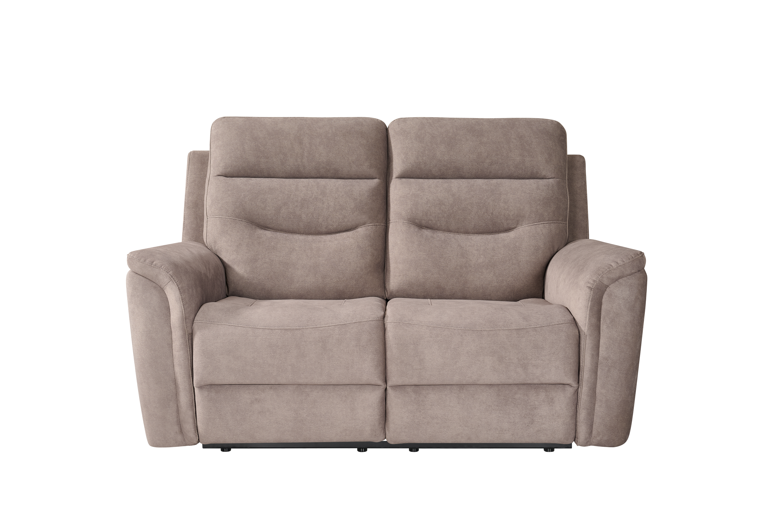 Capello 2 Seat Mink Fabric Electric Recliner