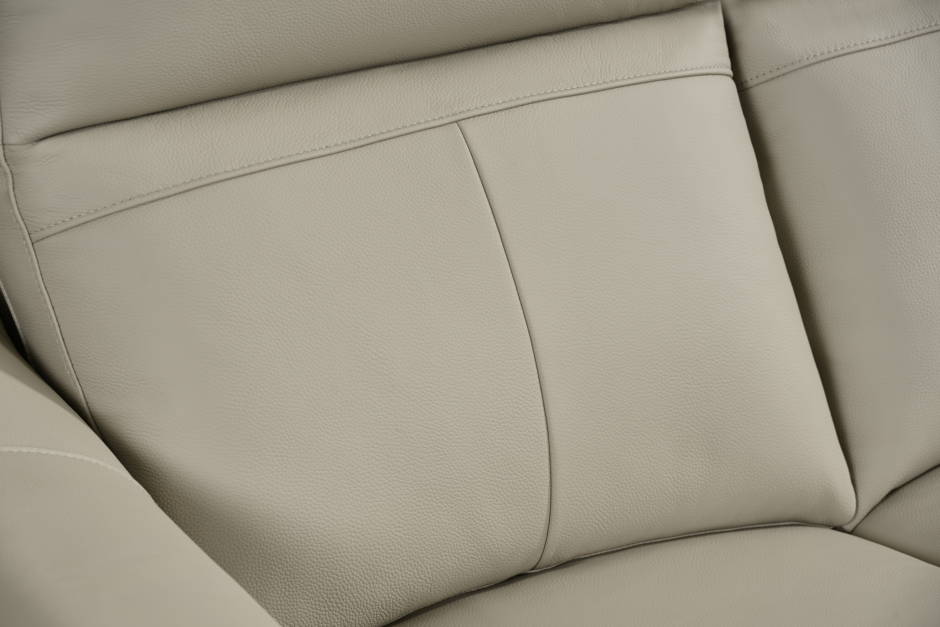 Riccardo 1 Seat Light Grey Leather Electric Recliner