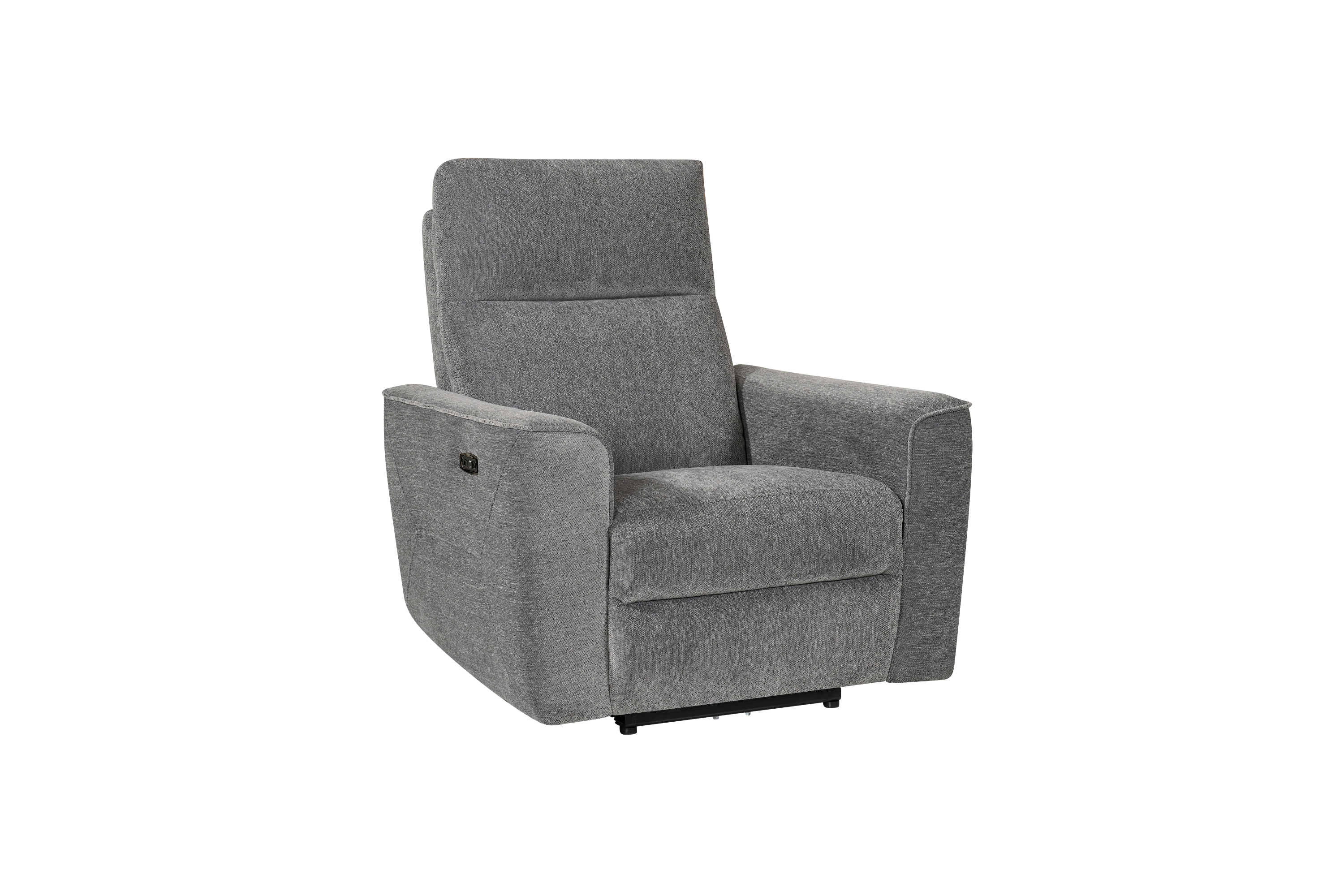 Serafina 1 Seat Dark Grey Fabric Electric Recliner