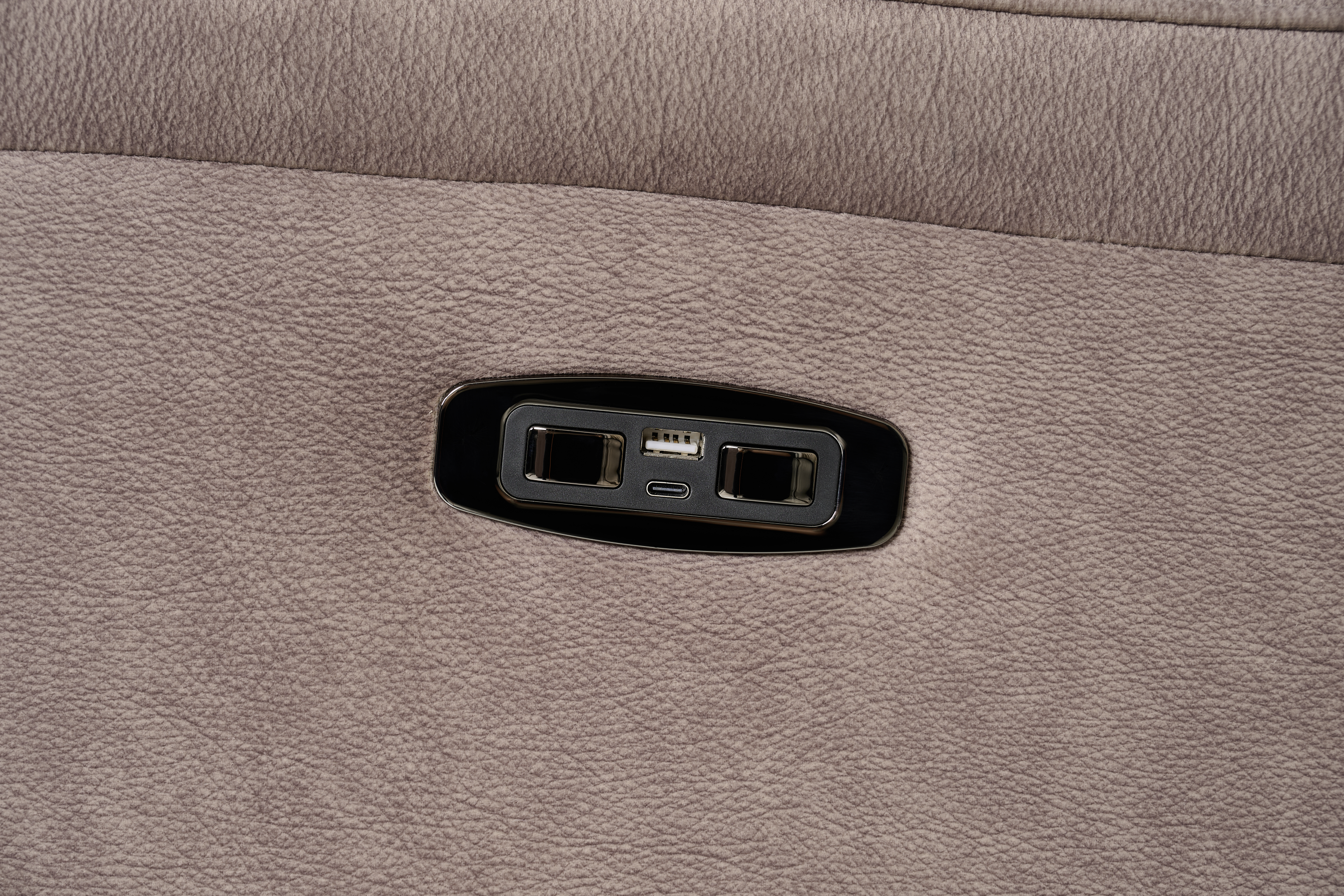 Capello 1 Seat Mink Fabric Electric Recliner