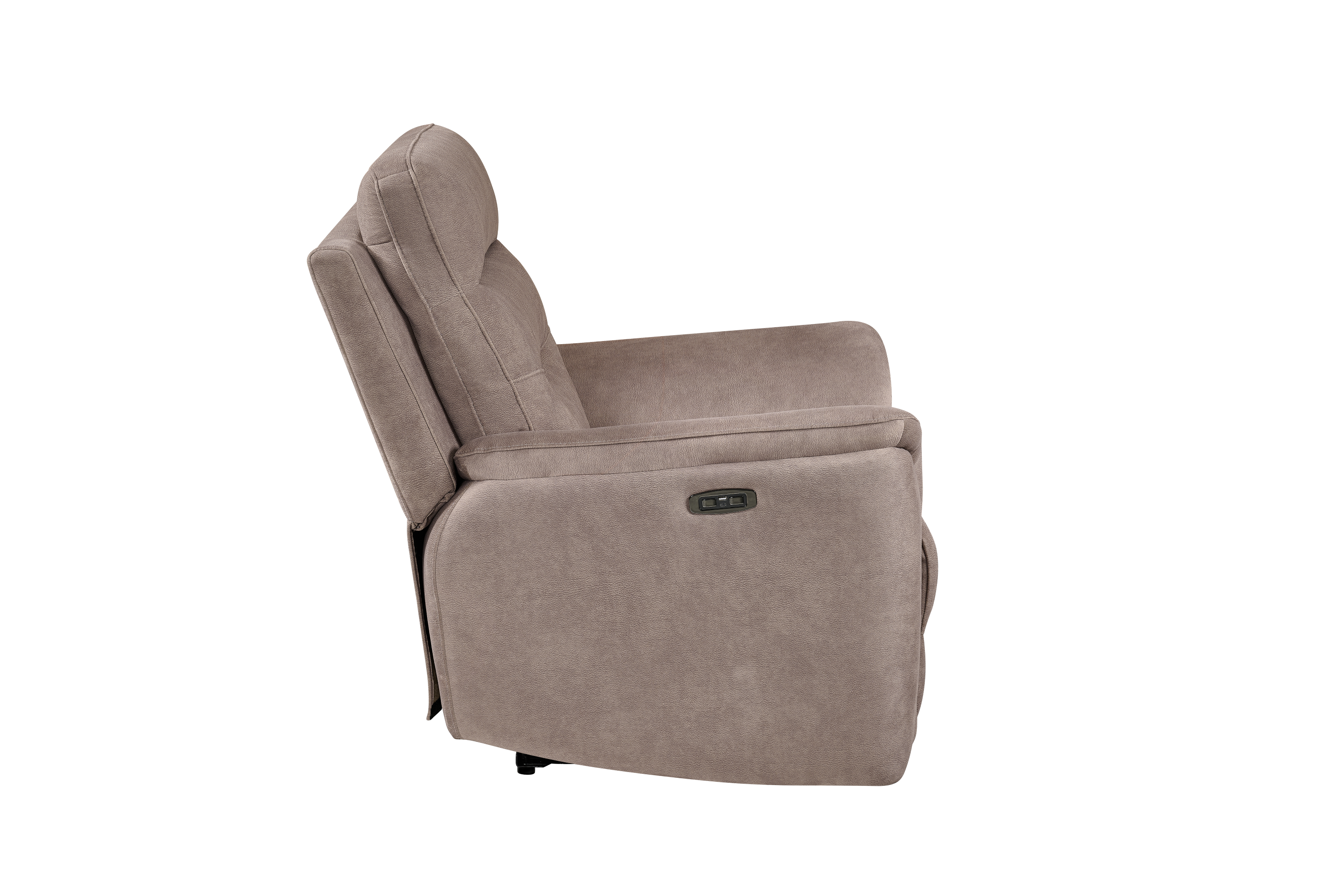 Capello 1 Seat Mink Fabric Electric Recliner